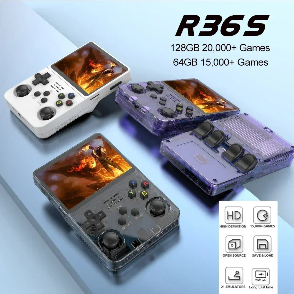 Console de jeu rétro R36S